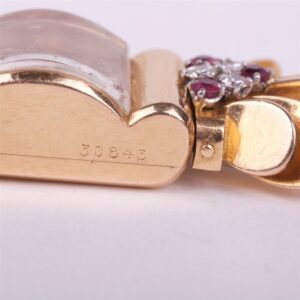 Gold 18K women's wristwatch. — image 4
