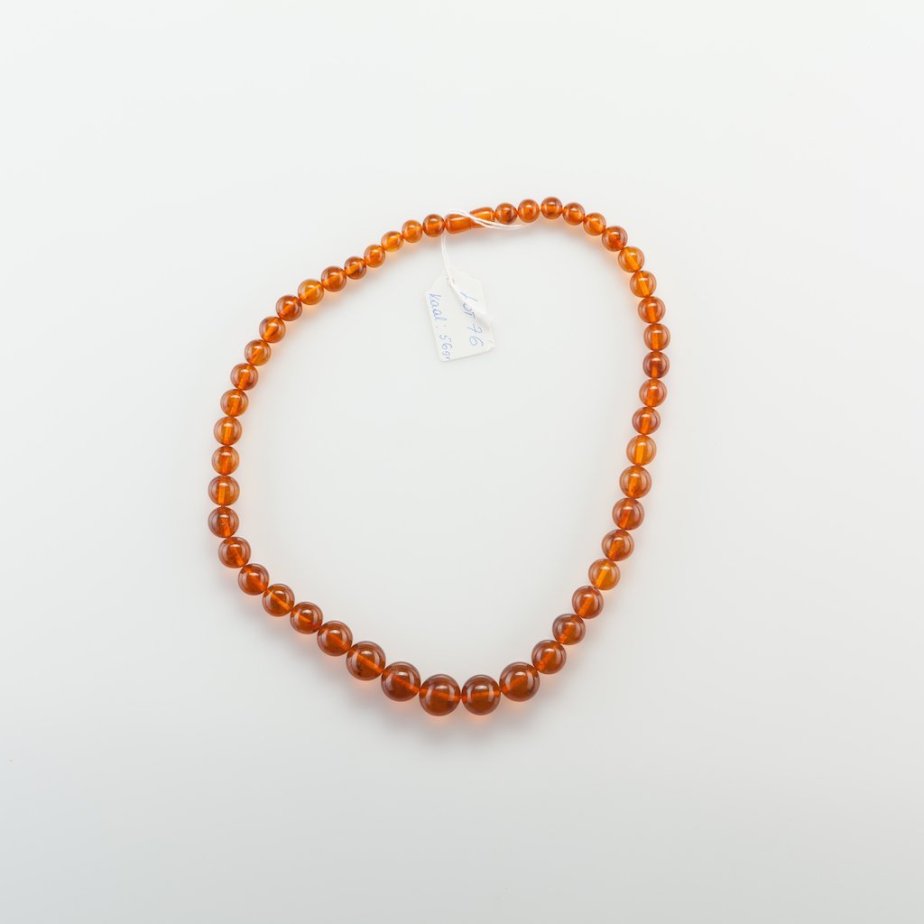 Natural Baltic Amber Honey necklace. — image 2