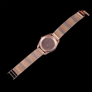 "Poljot" gold, 583 mens wristwatch with calendar — image 3