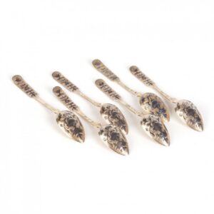 Set of six tea spoons. 1838 yr. Moscow. — image 1