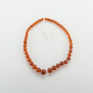 Natural Baltic Amber Dark Honey necklace. — image 3