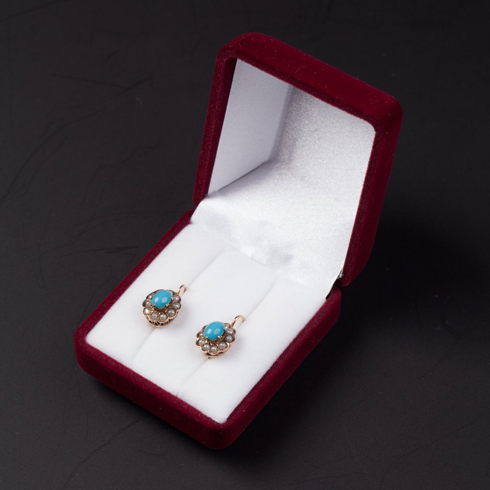Russian imperial earrings. — image 1