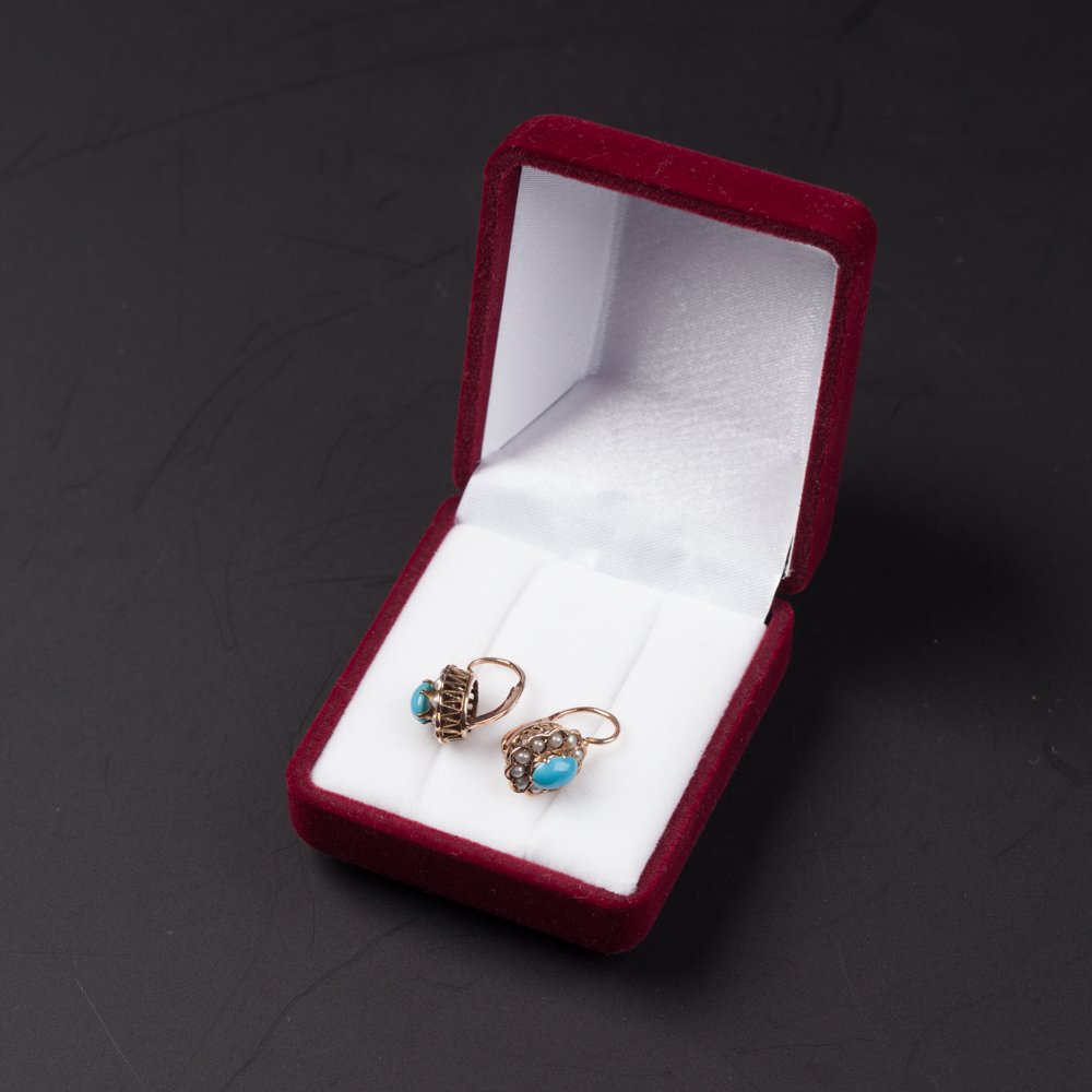 Russian imperial earrings. — image 2