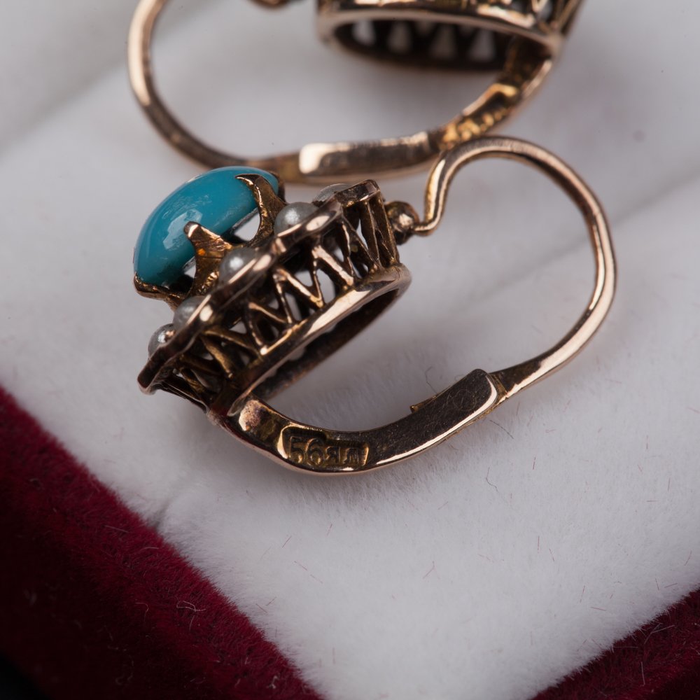 Russian imperial earrings. — image 4