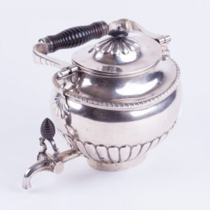 Russian silver tea kettle. — image 2