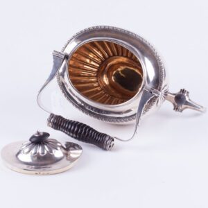Russian silver tea kettle. — image 3