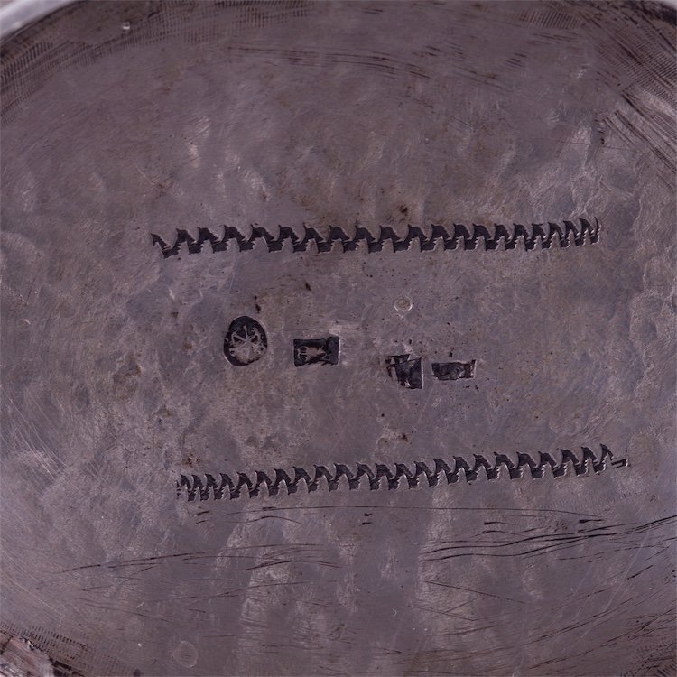 Russian silver tea kettle. — image 5