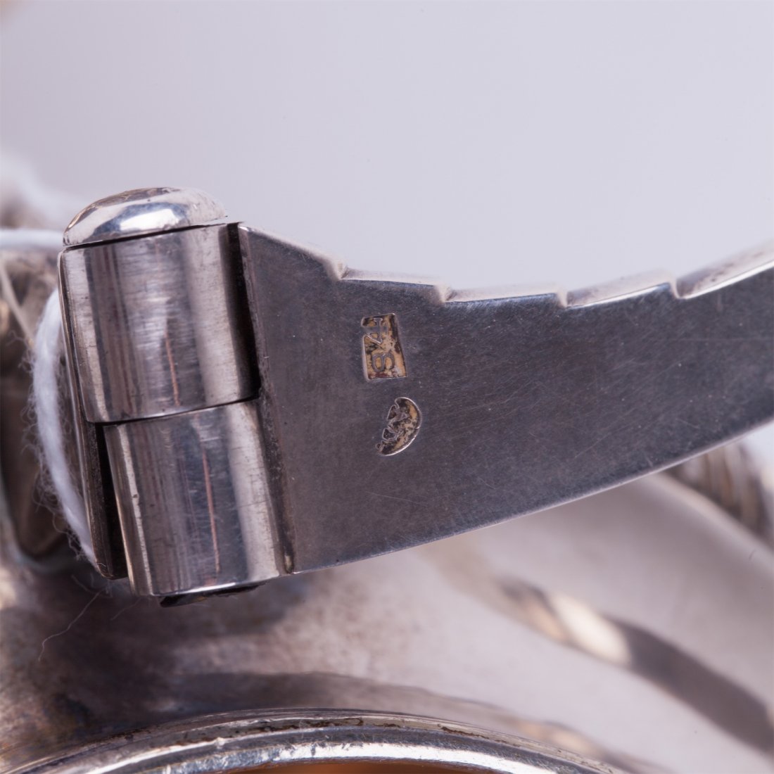 Russian silver tea kettle. — image 6