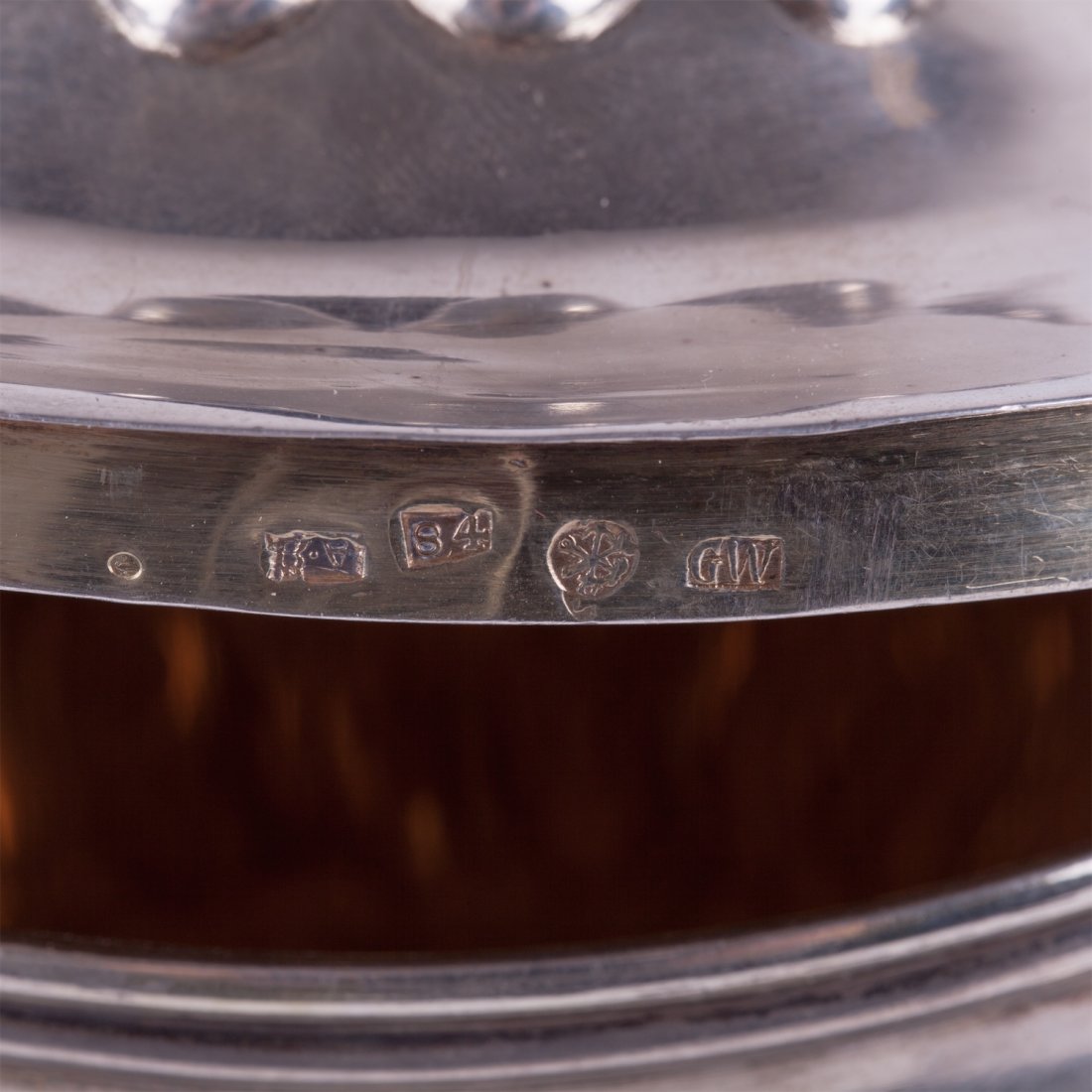 Russian silver tea kettle. — image 8