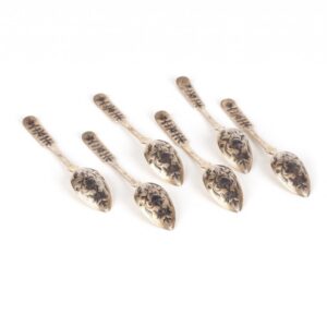 Set of 6 spoons. 1838 yr. Moscow. — image 1