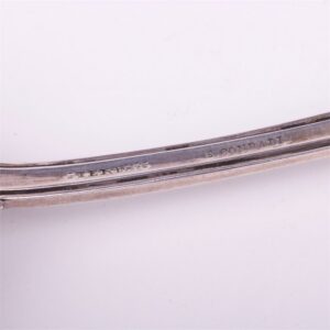 Silver serving spoon for fish. — image 5