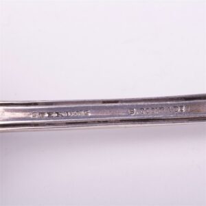 Silver serving spoon for fish. — image 6