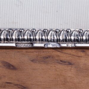 Grand Faberge silver and wood photo frame — image 2