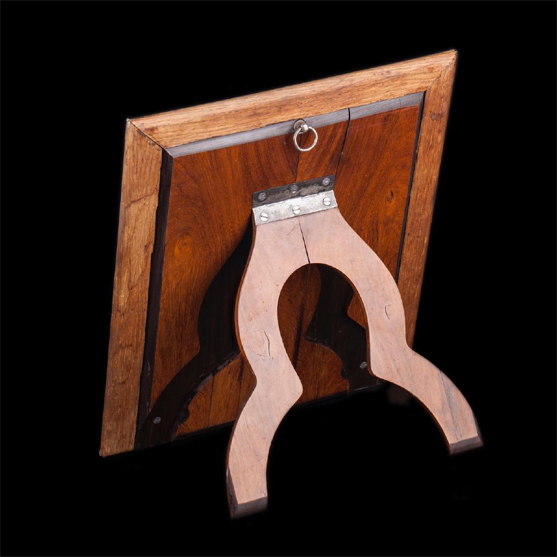 Grand Faberge silver and wood photo frame — image 4