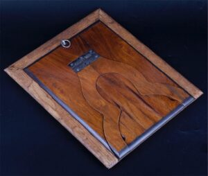 Grand Faberge silver and wood photo frame — image 6