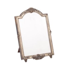 Grand Russian Faberge silver rococo photo frame — image 1