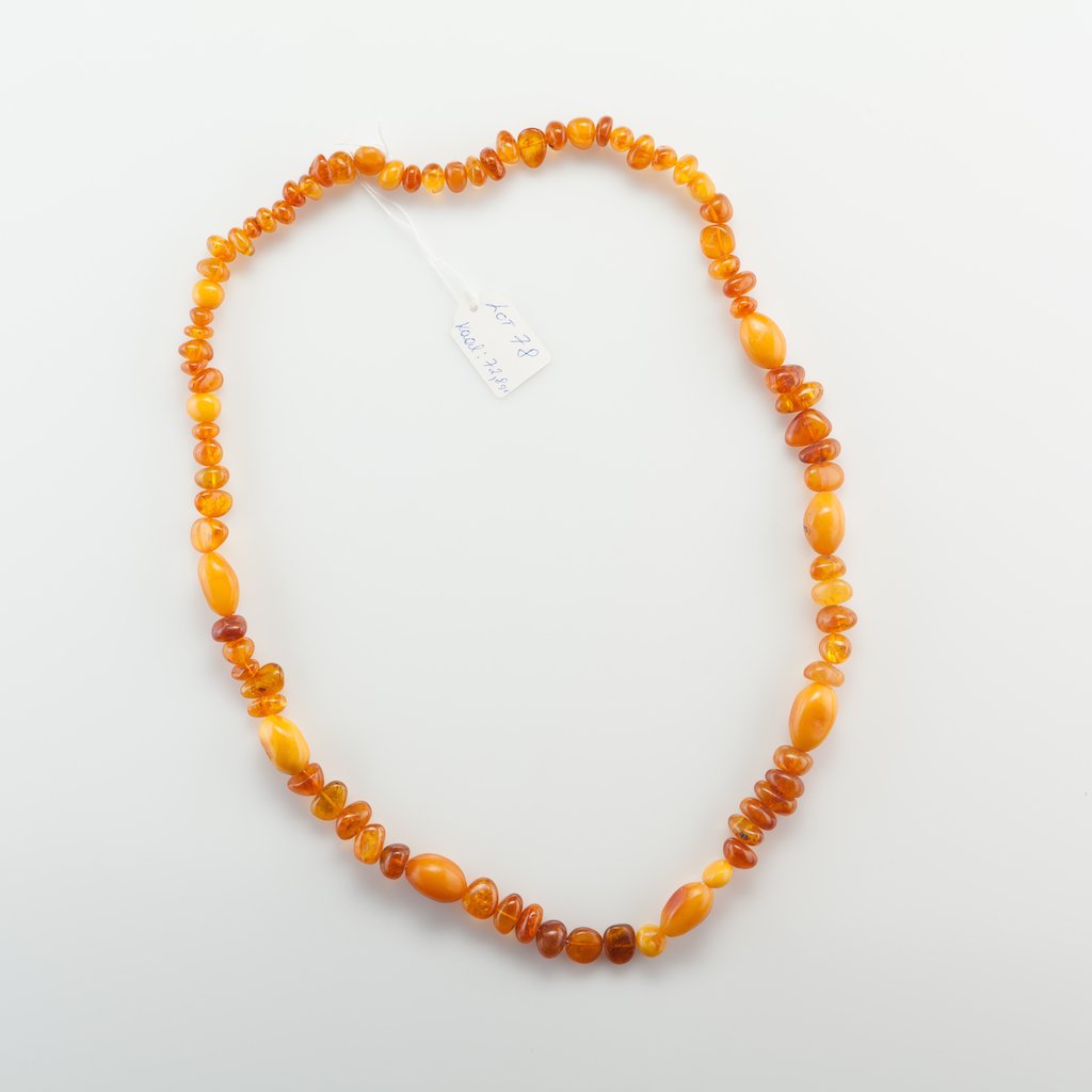 Natural Baltic Amber mixed stones necklace. — image 1