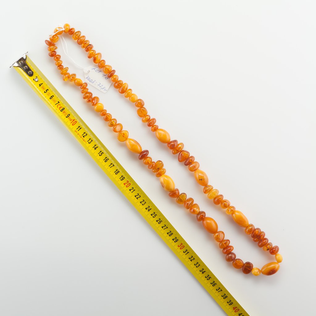 Natural Baltic Amber mixed stones necklace. — image 2