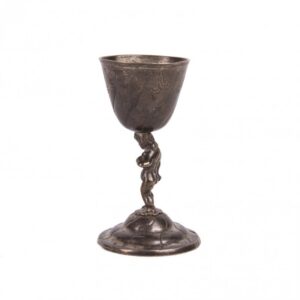 Rare 18th century Estonian engraved silver goblet — image 3