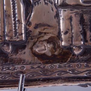 Russian silver icon selected Saints.18 century. — image 5