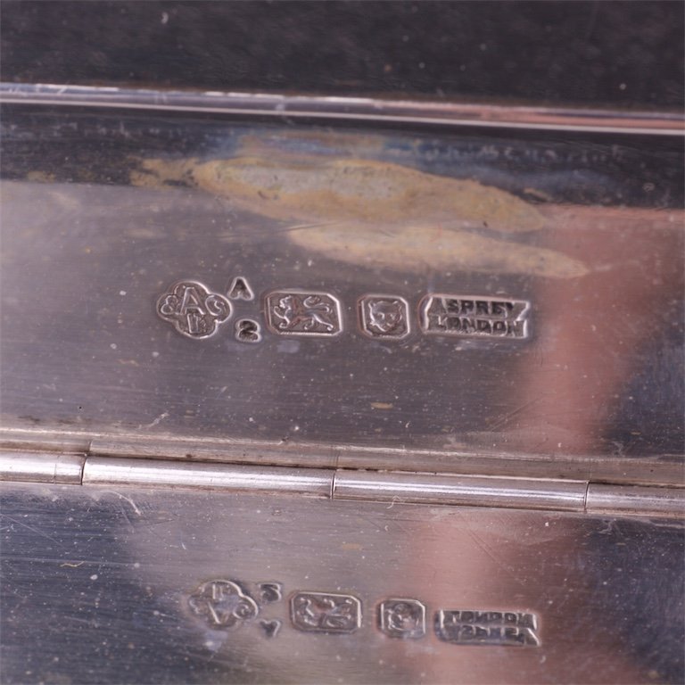 Silver desk set for notes. London. — image 5