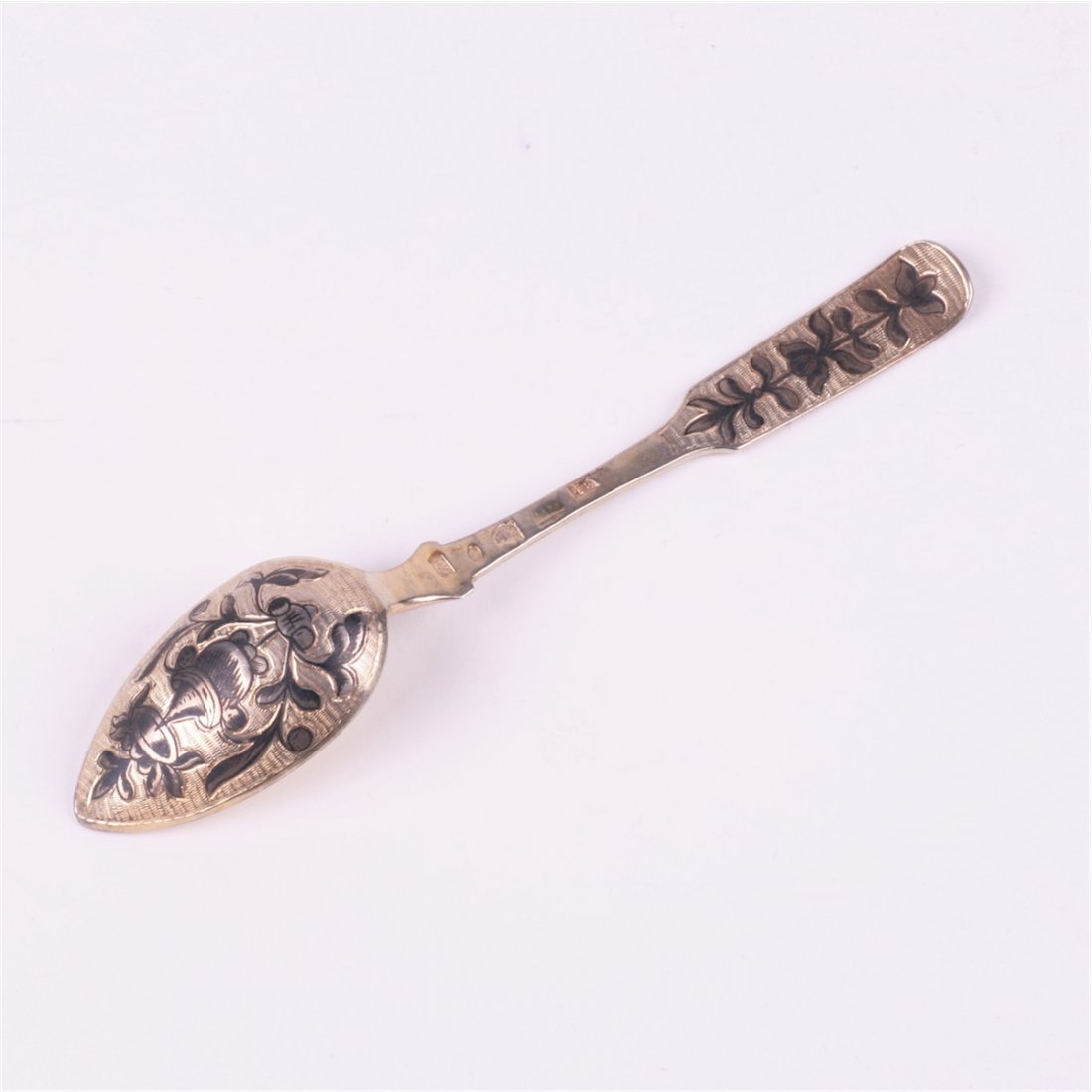 Silver spoon. Moscow, 1838y. — image 1