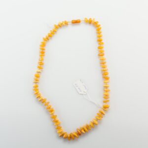 Natural Baltic Amber Yellow necklace. — image 3