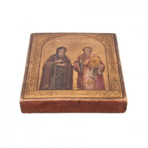 Russian Icon depicting St. Sergiy of Valaam and St. — image 3