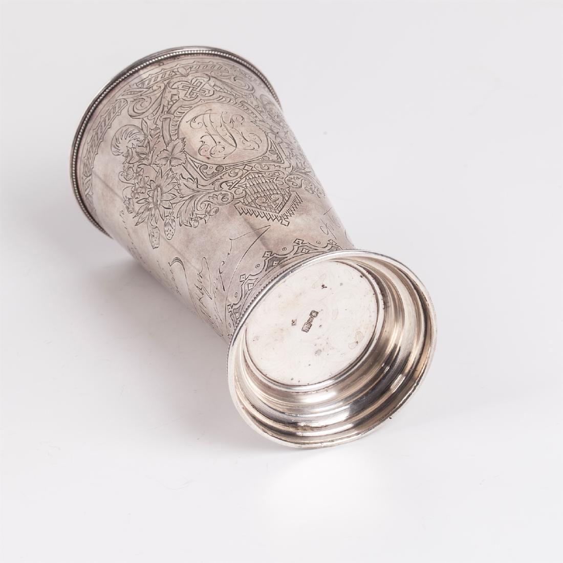 Russian presentation silver-gilt goblet — image 7
