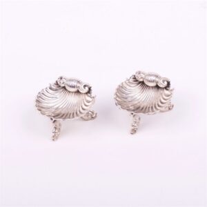 Silver 2 saltcellars. — image 1