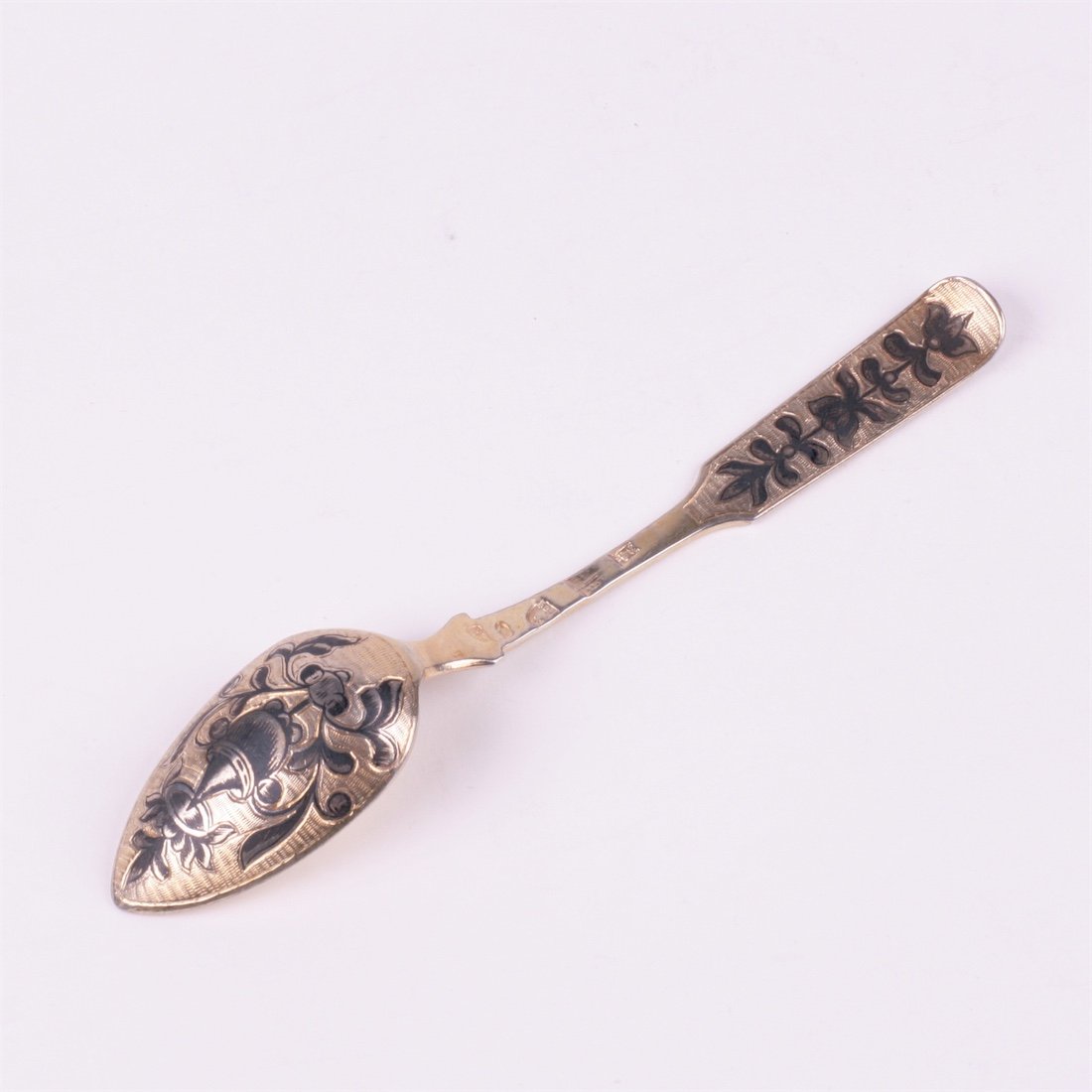Silver spoon. Moscow, 1838y. — image 1