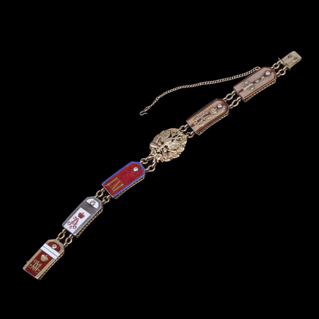 Faberge bracelet in the shape of epaulets — image 2