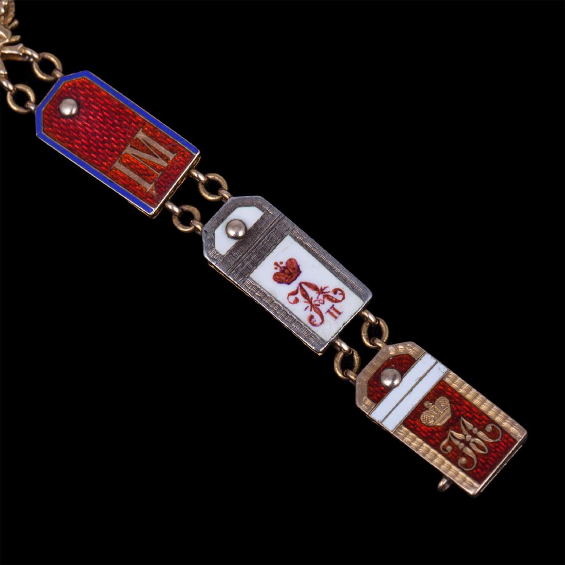 Faberge bracelet in the shape of epaulets — image 4