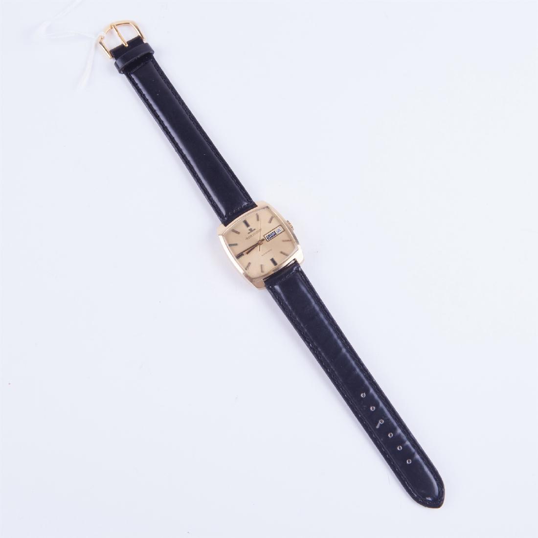 Jaeger Le Coultre rectangular automatic gold wristwatch — image 4
