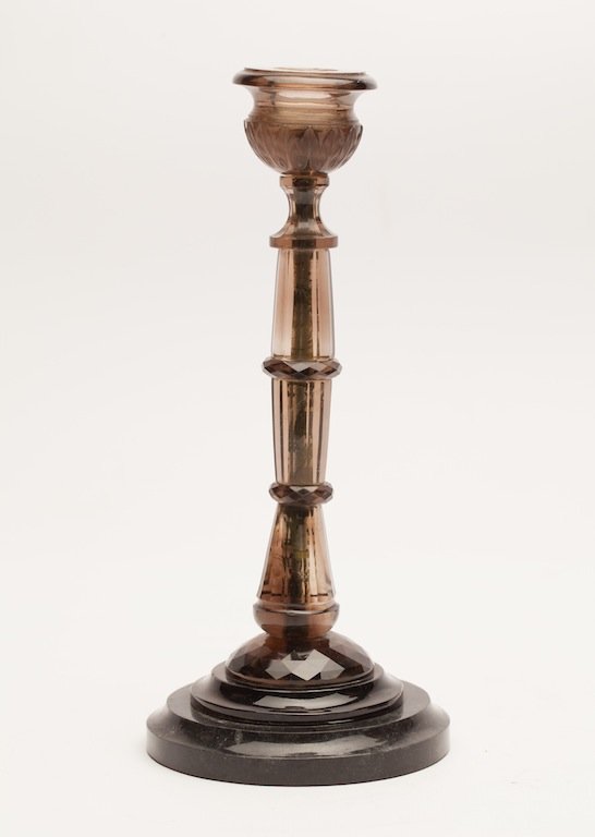 Pair of russian hardstone candelsticks — image 1