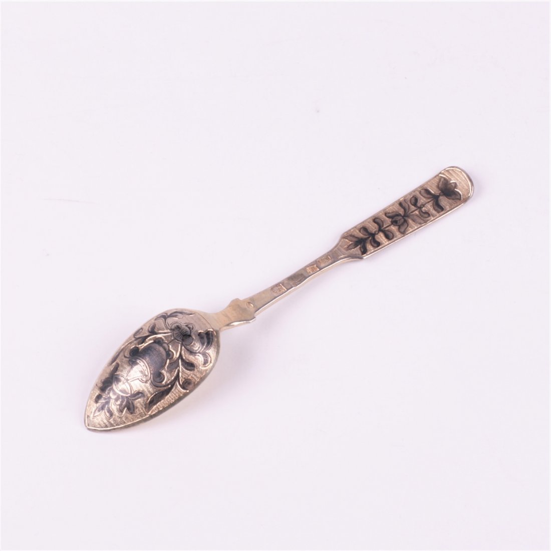 Silver spoon. Moscow, 1838y. — image 1