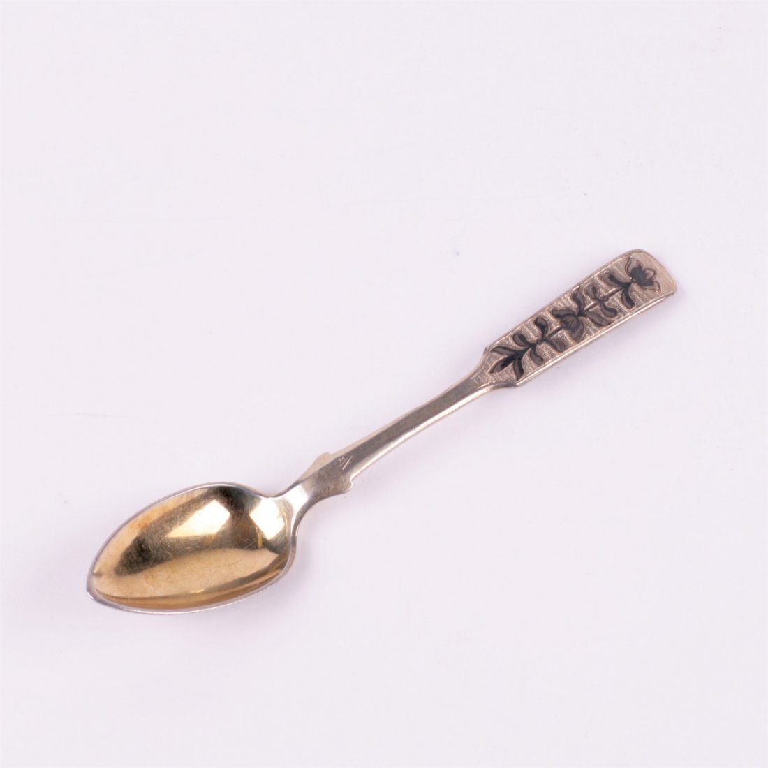 Silver spoon. Moscow, 1838y. — image 2