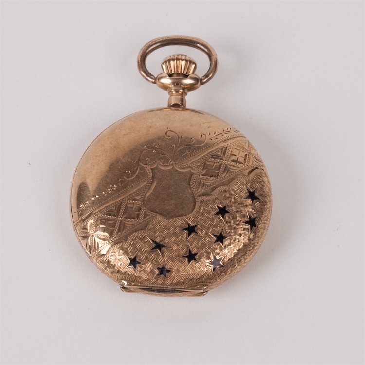 Gold ladies pocket watch "Henry Moser". — image 3