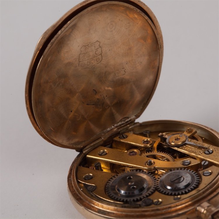 Gold ladies pocket watch "Henry Moser". — image 7