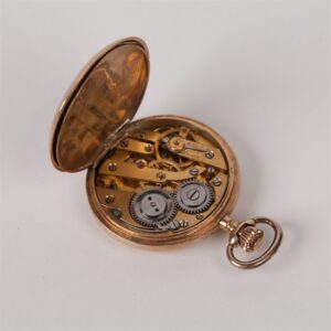 Gold ladies pocket watch "Henry Moser". — image 8