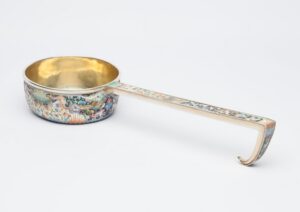 Russian enamel kovsh — image 1