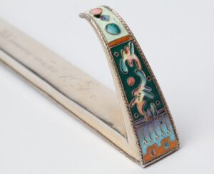 Russian enamel kovsh — image 2
