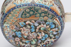 Russian enamel kovsh — image 4