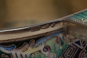 Russian enamel kovsh — image 5