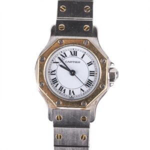 "Santos" Cartier women's wristwatch — image 1