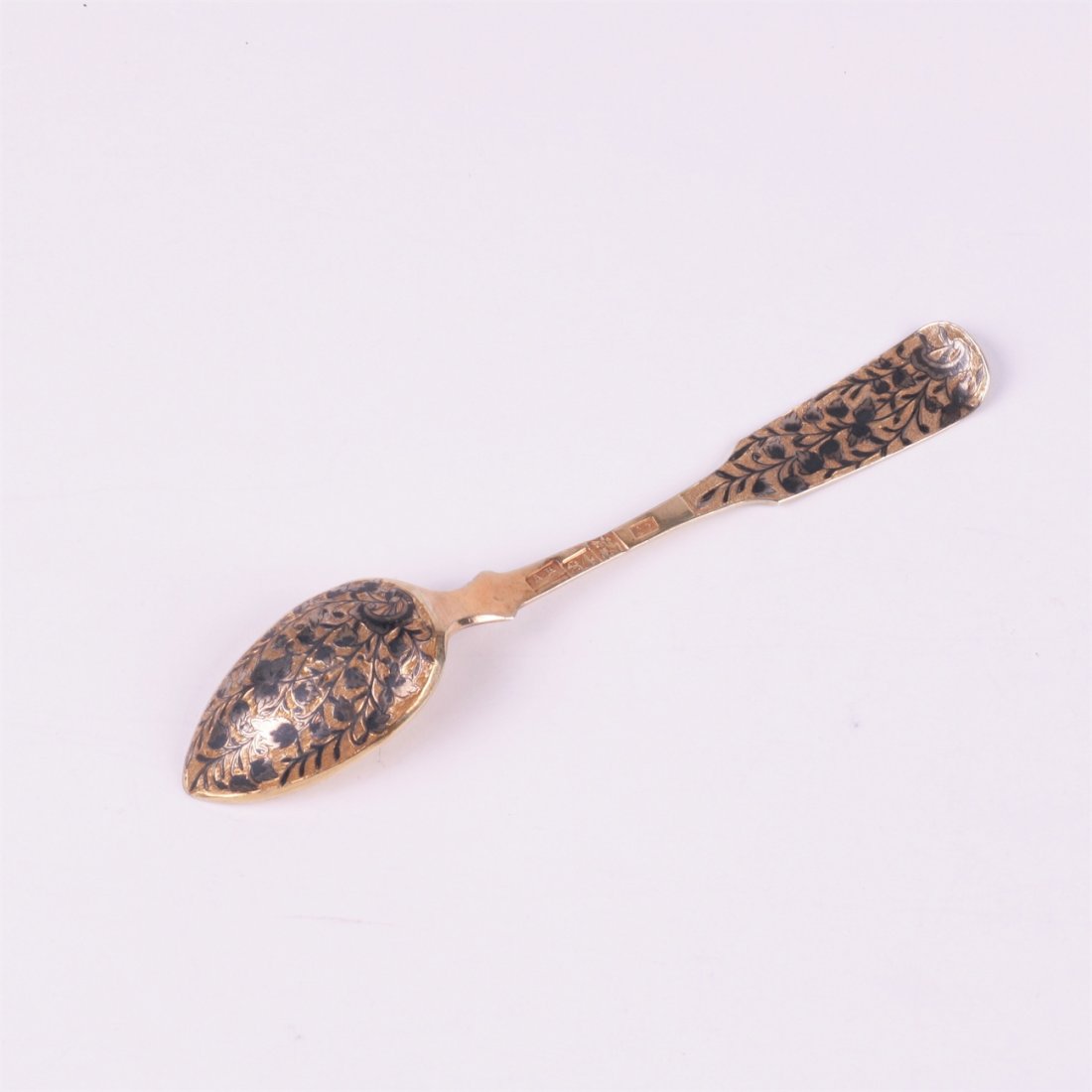 Silver spoon. Workshop of S.Sazikov (?). Moscow,1840y. — image 1
