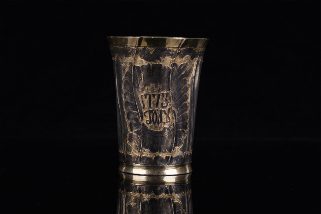 Extremely rare Russian Silver beaker. Tobolsk, 1773 yr. — image 5