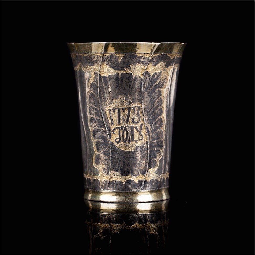 Extremely rare Russian Silver beaker. Tobolsk, 1773 yr. — image 6