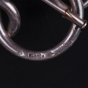 Hermes sterling silver brooch, 1950's — image 2