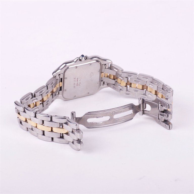 "Panthere" Cartier quarz men's wristwatch with calendar — image 3